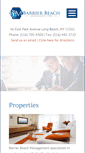 Mobile Screenshot of barrierbeachmanagement.com